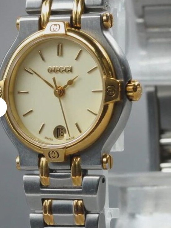 Gucci Accessories - Gucci Two-Tone Gold and Silver Ladies Bracelet Watch